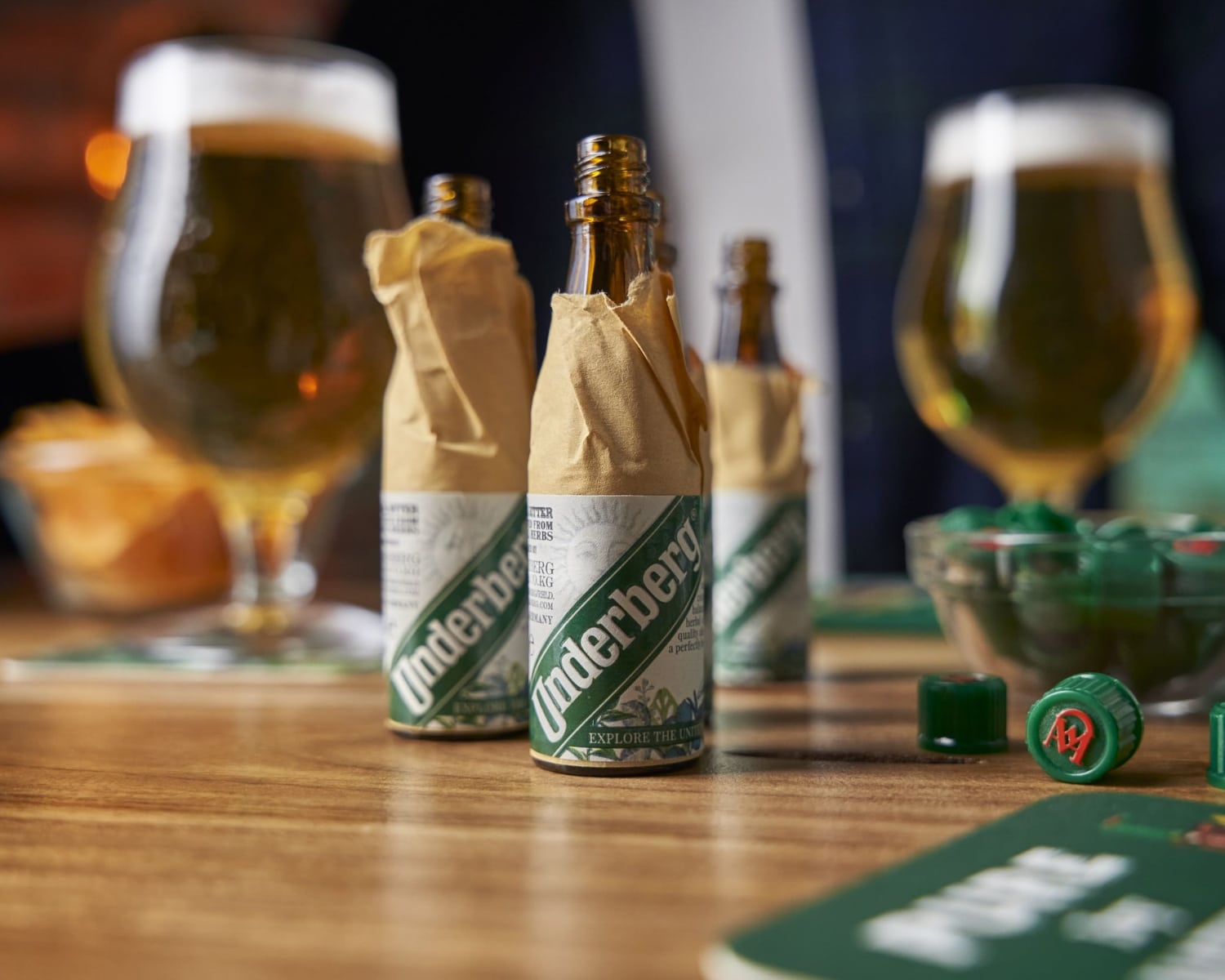 Underberg und Bier