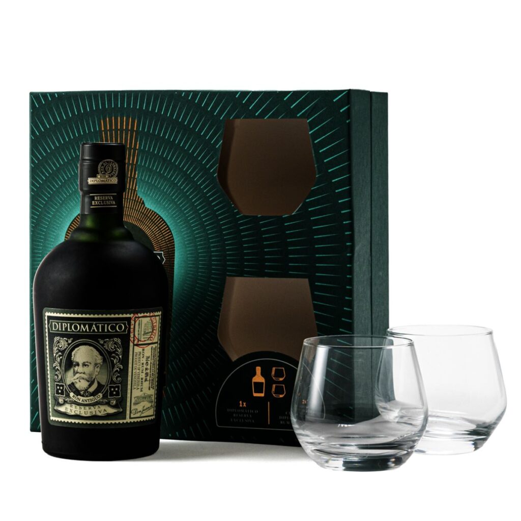 Diplomatico | Geschenkpackung mit 2 Gläser | 70cl